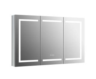 Зеркало-шкаф с подсветкой Aquatek AQ7124-MLC 120 см хром